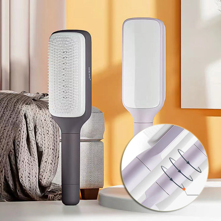 4 In 1New Self-Cleaning Anti-Static Massage Hair Brush