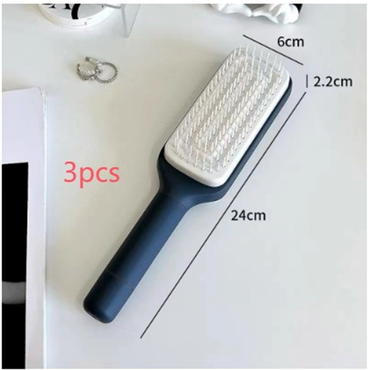 4 In 1New Self-Cleaning Anti-Static Massage Hair Brush