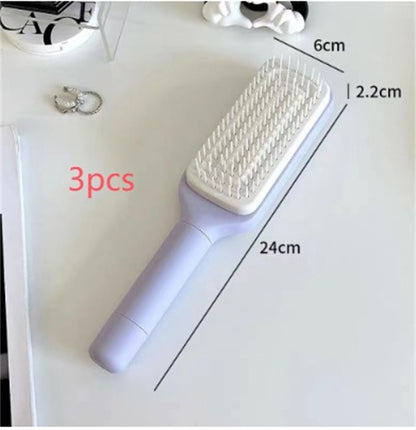 4 In 1New Self-Cleaning Anti-Static Massage Hair Brush